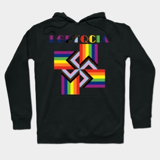 lgbtqcia lgbtqia flag Hoodie